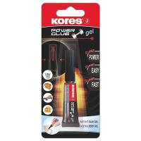 Lepidlo sekundové Kores Power Glue Gel 3g