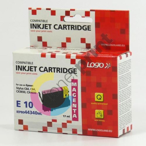 Cartridge Epson T044340 červená, LOGO 1