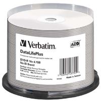 Verbatim DVD-R DataLifePlus AZO 4,7 GB 16× Wide Thermal Printable, 50 ks – 43755