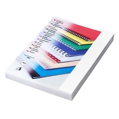 Kartónové desky pro zadní strany CHROMO, A4, 250 g, bílá, 100 ks 1