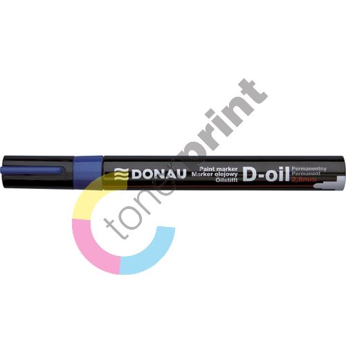 Donau D-oil lakový popisovač, 2,8 mm, modrý 1