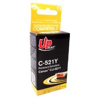 Inkoustová cartridge Canon CLI-521Y, yellow, kompatibilní UPrint, PIXMA iP3600, MP540