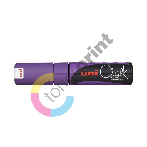 Uni Chalk Marker křídový popisovač PWE-8K, 8 mm, fialový 1