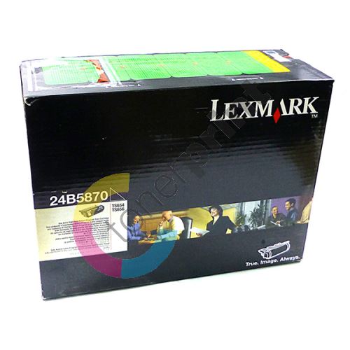 Toner Lexmark 24B5870, black, originál 1