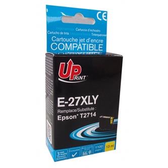 Inkoustová cartridge Epson 27XL, C13T27144010, yellow, kompatibilní UPrint