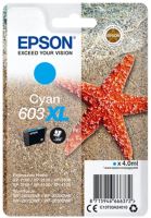Inkoustová cartridge Epson 603XL, C13T03A24010, cyan, 4 ml, originál