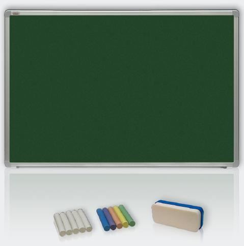 Magneticko-keramická tabule 90x60 - křída, ALU23 (870871)