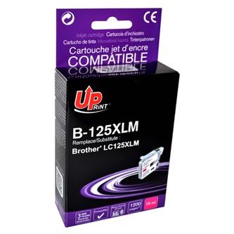 Inkoustová cartridge Brother LC-125XLM, magenta, MFC-J4510DW, XL, UPrint