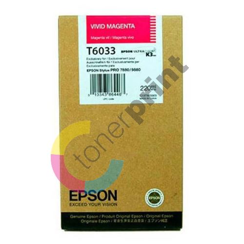Cartridge Epson C13T603300, originál 1