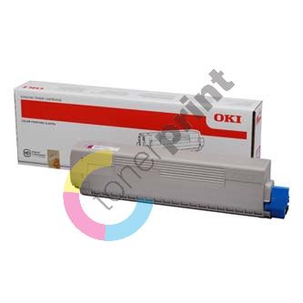 Toner OKI 44844506, C831, C841, magenta, originál