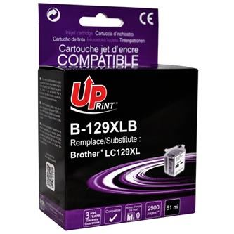 Inkoustová cartridge Brother LC129XLBK, black, MFC-J6920DW, MFC-J6520DW, UPrint