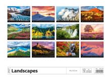 Nástěnný kalendář - Landscapes 2027 (kalendář s krajinou na zeď) (14)
