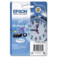 Inkoustové cartridge Epson 27 T2705, C13T27054012, CMY multipack, originál
