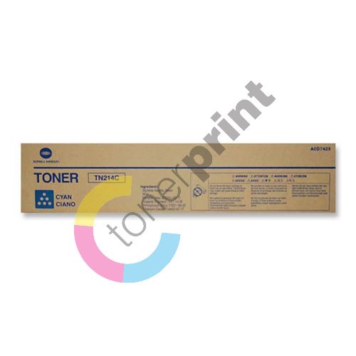 Toner Minolta TN214C A0D7454, originál 1