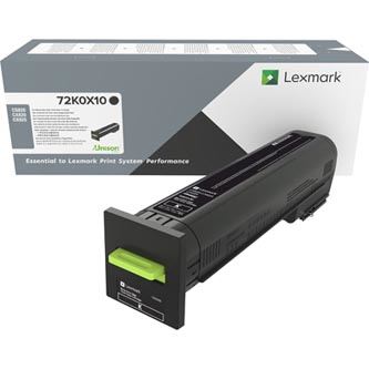 Toner Lexmark 72K0X10, CS820de, black, originál