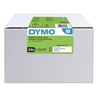 Papírové štítky Dymo 89mm x 28mm, adresní, bílé, S0722360, 24 x 130 ks (2)