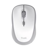 Bezdrátová optická myš Trust Yvi+ Multi-Device, Bluetooth + USB, 1600 DPI, bílá