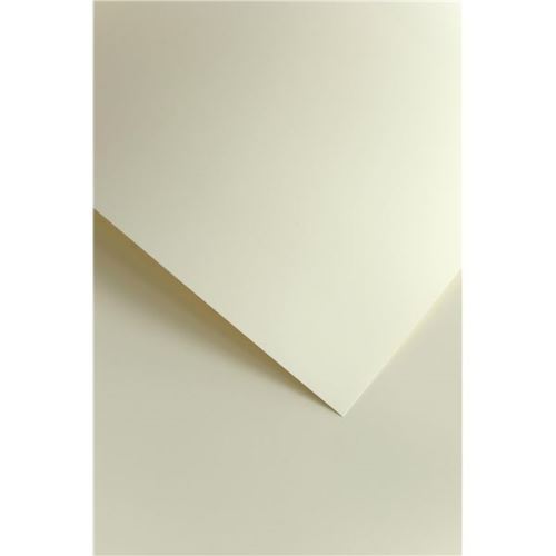 Ozdobný papír A4 hladký - 250 g/m2, slonová kost, 20 listů