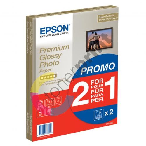 Epson Premium Glossy, lesklý, bílý, A4, 255 g/m2, C13S042169, INK. 1
