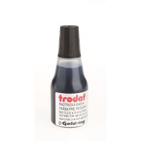 Razítková barva TRODAT 7010, 25 ml, černá, na vodní bázi