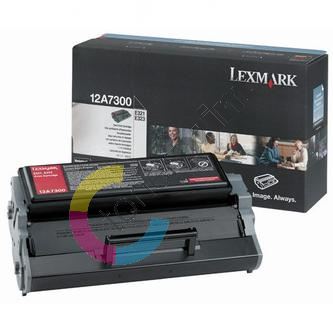 Toner Lexmark E321, E323, 12A7300, černá, originál 1