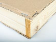 Vertikální vitrína ECO 60 × 90 cm – korková interiérová vitrína s uzamykáním (1)