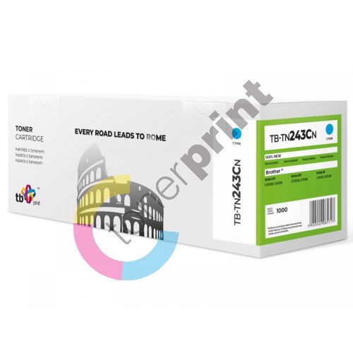 TB toner kompatibilní s Brother TN243C, TB-TN243CN CY 100% new 1