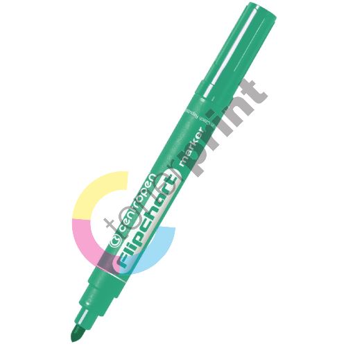 Značkovač Centropen 8550 zelený Flipchart 1