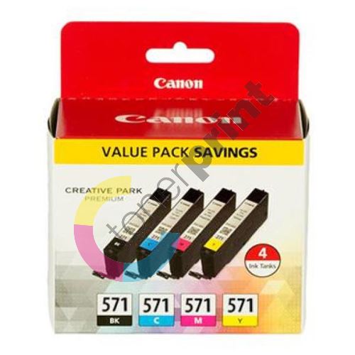 Cartridge Canon CLI-571, CMYK, 0386C005, originál 1