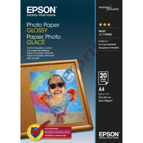 Epson C13S042538, foto papír, A4, lesklý, 200 g/m2, 20ks 1