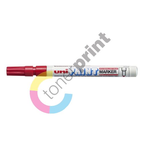 Uni Paint Fine lakový popisovač PX-21, 0,8-1,2 mm, červený 1
