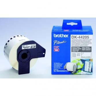 Papírová role Brother DK44205, 62mm x 30.48m, bílý, snímatelná, 1 ks