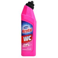 KRYSTAL WC kyselý čistič na nerez a keramiku růžový 750 ml