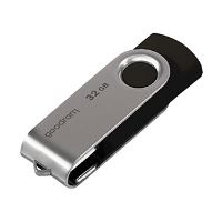 USB flash disk GOODRAM UTS2 32 GB, USB 2.0, 20 MB/s, otočný, černý (1)