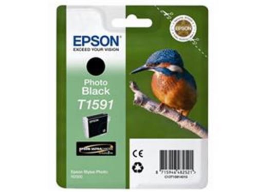 Inkoustová cartridge Epson T1591, C13T15914010, Photo Black, 17 ml, originál