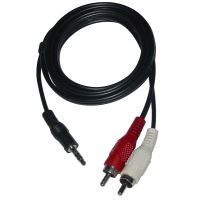 Audio kabel jack 3,5mm M/cinch M 2x, 5 m