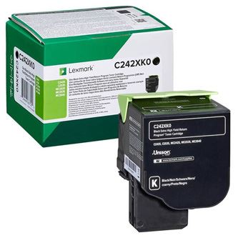 Toner Lexmark C242XK0, C2425dw, C2535dw, MC2425adw, MC2535adwe, black, originál