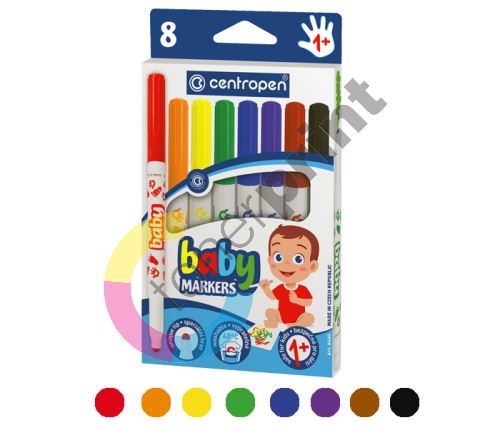 Popisovač Centropen 8660/8 Baby markers, 8 barev