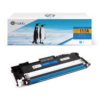 Toner kompatibilní HP 117A, W2071A, Cyan, G&amp;G, Color Laser 150a, 150nw, MFP 179fnw