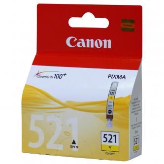 Inkoustová cartridge Canon CLI-521Y 2936B001, yellow, 9 ml, originál