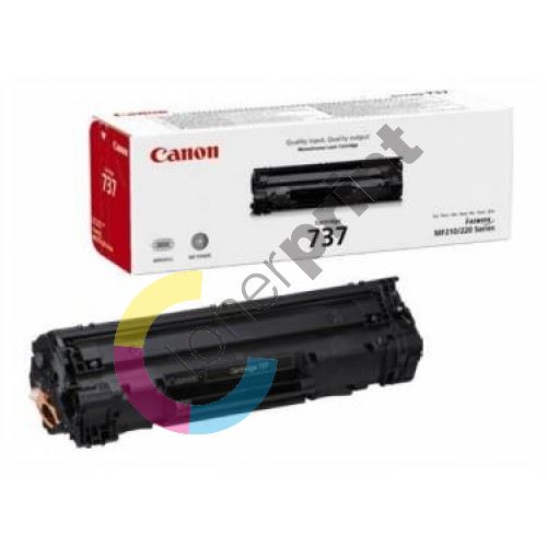 Toner Canon CRG-737, 9435B002, black, originál 1