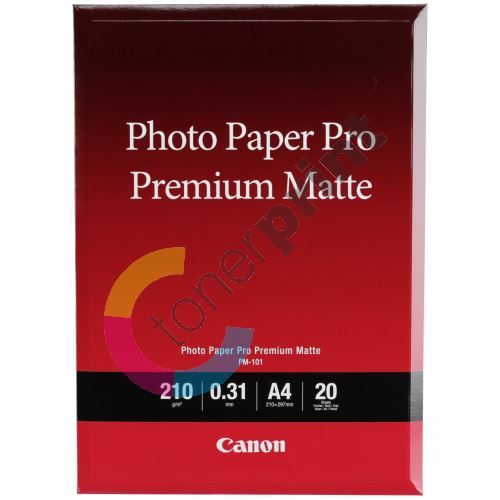 Canon Photo paper premium matte, foto papír, matný, bílý, A4, 210 g/m2, 20 ks 1