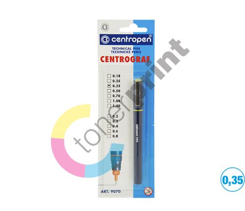 Technické pero Centropen 9070 Centrograf 0,35mm