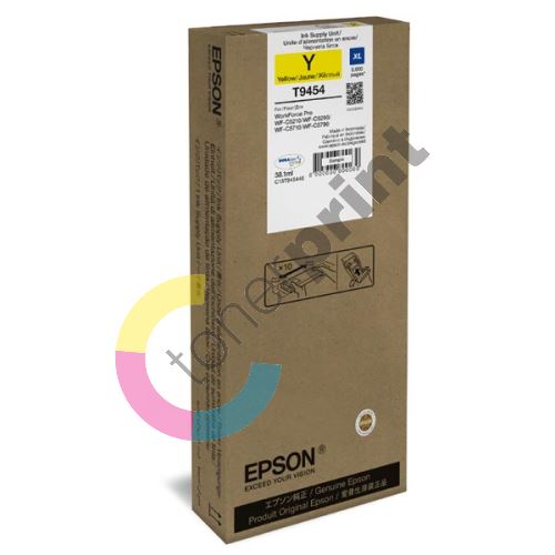 Cartridge Epson C13T945440, yellow, XL, originál 1