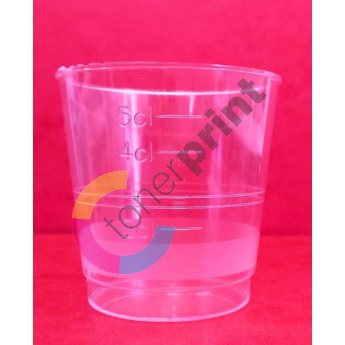 Plastový průhledný kelímek 0,05 krystal - na alkohol 1