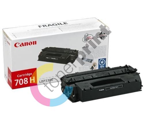 Toner Canon CRG708H, LBP-3300, černá originál 1