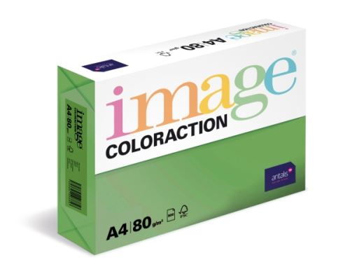 Barevný papír IQ CO 44 A4 80g červená 1bal/500ks 3