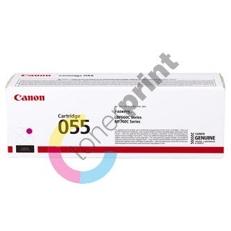 Toner Canon 055M, MF742Cdw, MF744Cdw, MF746Cx, LBP663Cdw, magenta, 3014C002, originál