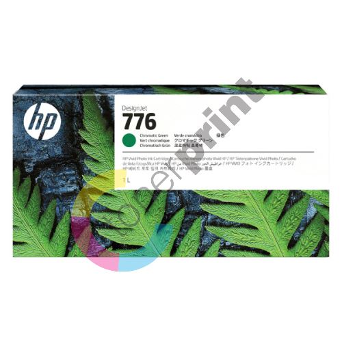 Cartridge HP 1XB03A, Chromatic Green, 776, originál 1