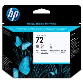 Tisková hlava HP 72 (C9380A), šedá + fotografická černá, originál